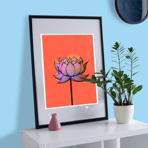 Lotus Aura, Matte Poster