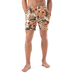 Floral Swim Trunks, Men&#39;s swim trunks