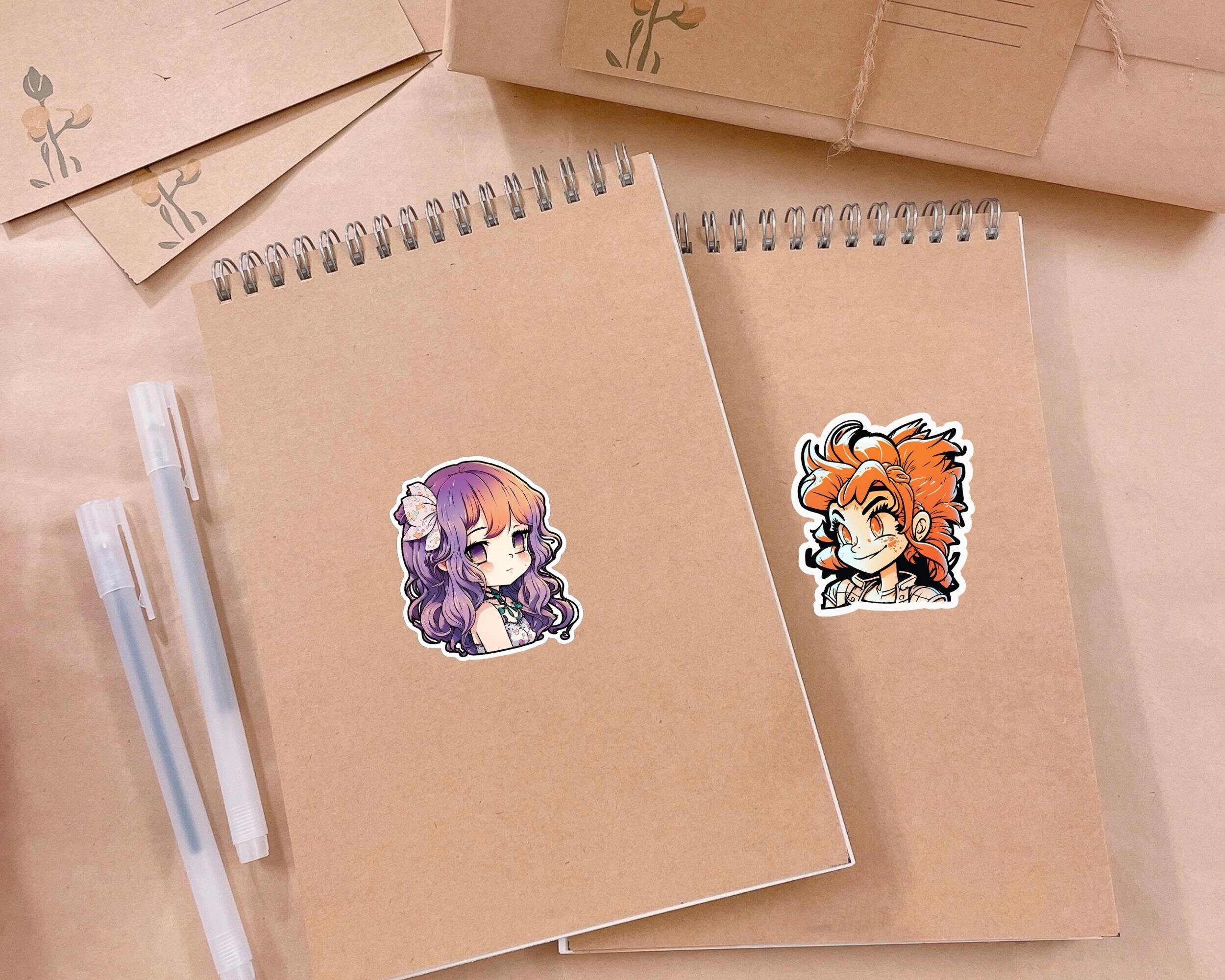 Anime Bundle Stickers Printable, Printable Stickers, Sticker Png Bundle ...