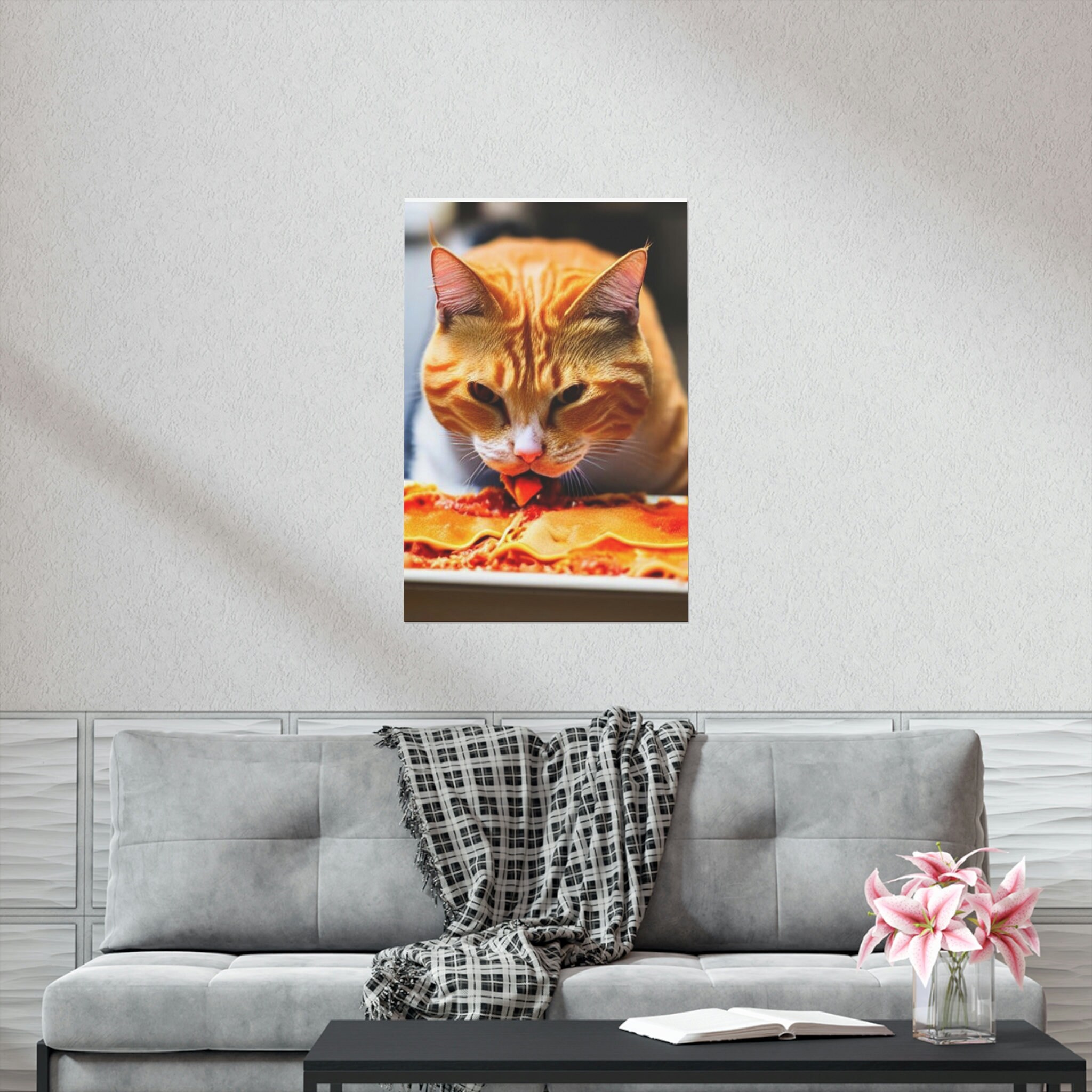 Discover Ginger Art Lasagna  Premium Matte Vertical Poster