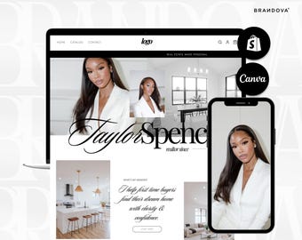Ravyn | Real Estate Agent Website | Realtor Shopify Theme | Real Estate Templates | Web Banners | Home Buyer Guide | Home Seller Guide