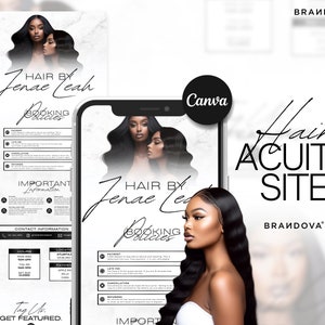 White Acuity Template, Canva Acuity, Minimal Acuity, Acuity Schedule, Lash Acuity, Hair Acuity, Nail Acuity, Custom Acuity Site, Scheduling