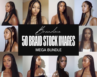 50 BRAID STOCK PHOTOS | Beauty Stock Photos Pack | Hair Stock Photos |Braids | Stock Photos | Makeup Stock Photos| Hair Extensions | Black