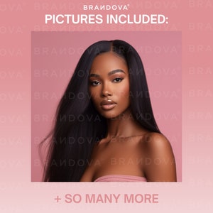 May include: A woman with long, black hair is shown against a pink background. The text "PICTURES INCLUDED: + SO MANY MORE" is at the bottom of the image.