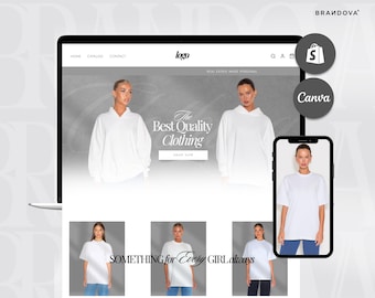Taia | T- Shirt Website | Shopify Theme for Streetwear Clothing | Clothes | Hoodie Premade Banners Template | POD Website | Minimalist