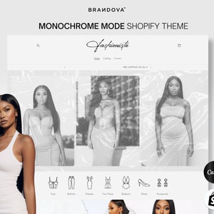 Boutique Shopify Theme | Streetwear Shopify Theme | Clothing Web Banners | Clothes Luxury Shopify Theme | Canva Templates | Website Theme