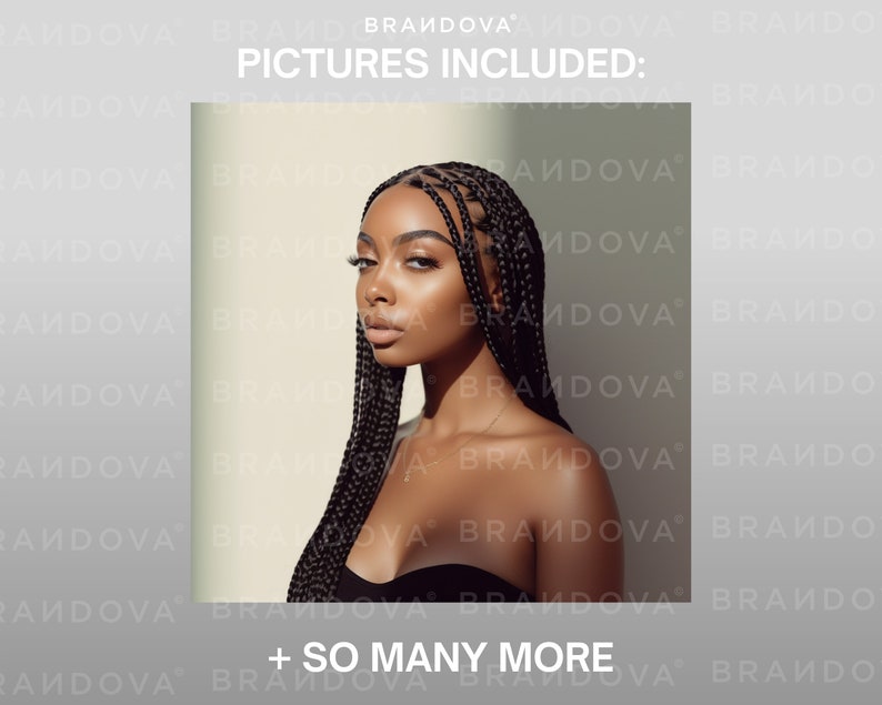 May include: A woman with dark skin and black braids poses for a photo. She is wearing a black strapless top. The background is a light gray wall.