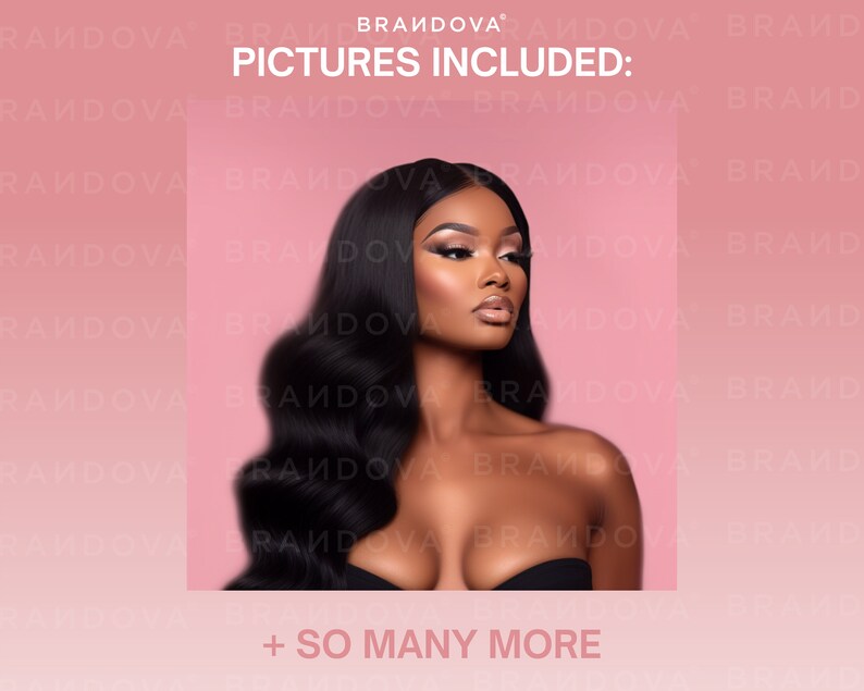 May include: A woman with long black hair and makeup poses against a pink background. The text "PICTURES INCLUDED: + SO MANY MORE" is at the bottom of the image.