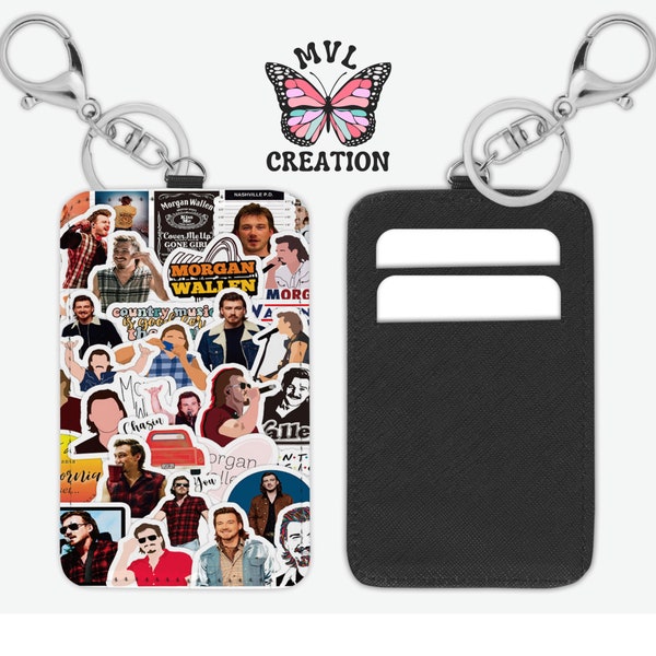 Wallen Card Holder Keychain | Wallen Albums | Western Keychain | Credit Card Holder