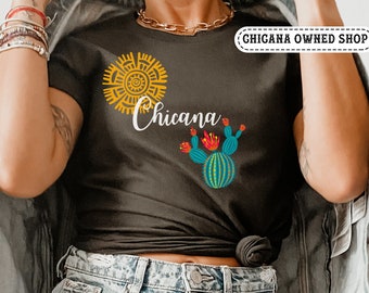 Chicana-T-shirt: Azteekse kunst, inheemse trots