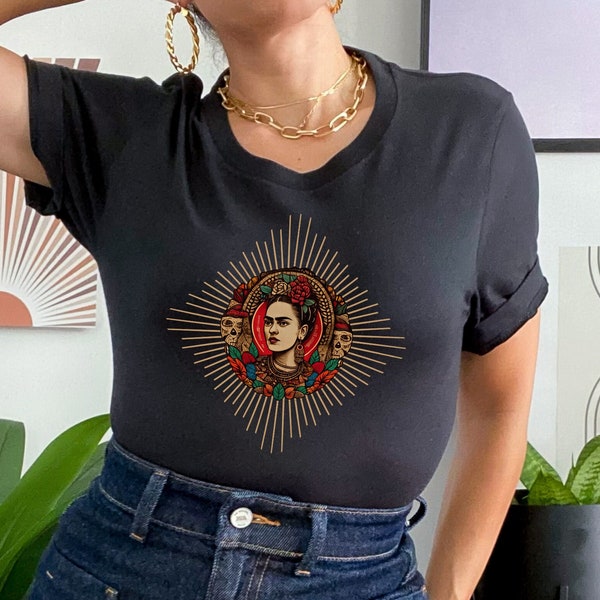 Frida Kahlo Shirt |  Feminist Shirt Phenomenally Latina American Latina Women Mujer Latina | Latino Artwork