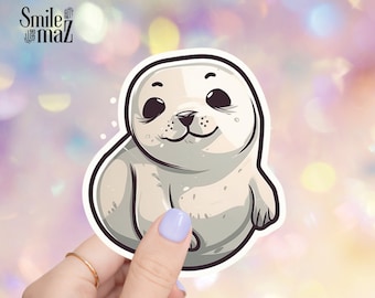 Baby Sea Lion Sticker: Waterproof Vinyl Sea Creature Decal