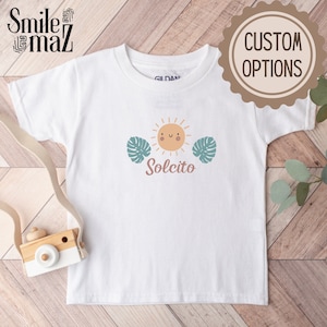 Solcito Baby Tee or Onesie: Personalized Latino Toddler Shirt