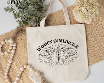 Borsa tote "Donne in Medicina" / Regalo per medici e infermieri / Diversità in Medicina