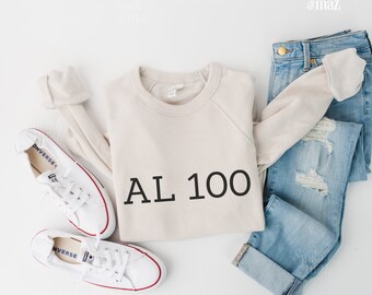 AL 100 Crewneck Pullover | Latino Pullover Geschenk für Ihn Geschenk für Sie Latino Weihnachten