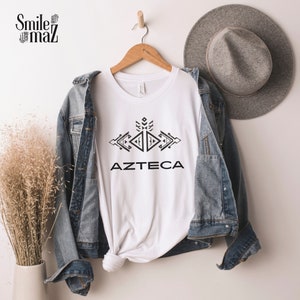 Azteca Aztec Shirt Mexican Shirt | Camiseta Para Hombre Latino or Latina Shirt, Aztec Art