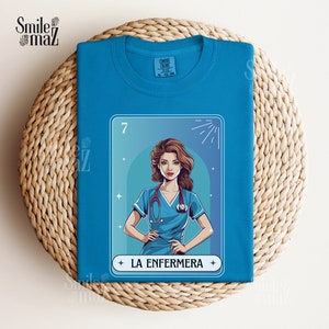 Enfermera Loteria Camisa / Enfermera Latina , Futura Enfermera Latina Empoderamiento , Loteria Milenaria , Camisa Mexicana , Camisa Latina