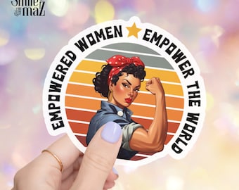 Chingona empowered Woman Sticker | Latina Feminist Decal | Empowerment Vinyl Sticker | Latina Gift