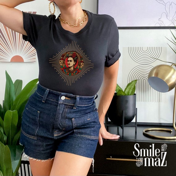 Frida Khalo Shirt, Frida Kahlo Gift, Latina Artist Shirt,  Mexican Artist Tee, Frida Kahlo Art Shirt, Frieda Kahlo Tee