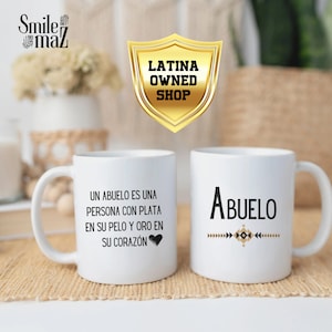 Abuelo Mug Café / taza Regalo para el día del padre, dia de padres, Inspiración latina, Bebedor de té, Regalo de café para él