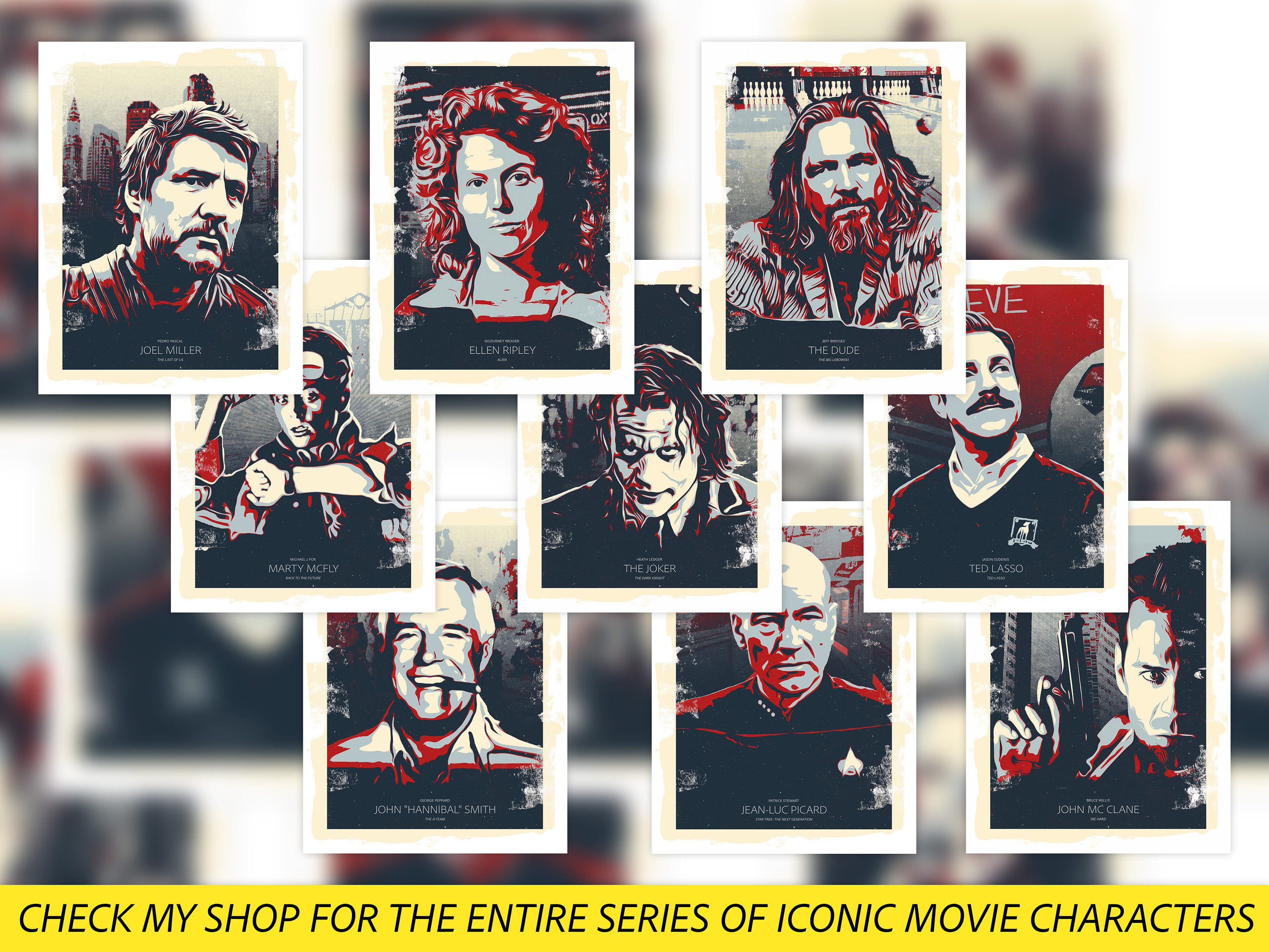 Ellen Ripley - Alien - Iconic Movie Characters Poster - Etsy