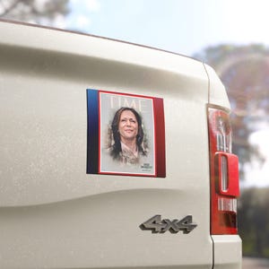 Kamala Harris Time Magazine bilmagnet | Bildekal för valkampanjen 2026 | Harris för presidentvalet | Rösta 2026 bilmagnet
