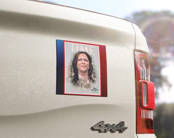 Kamala Harris Time Magazine Car Bumper Magnet | 2026 Election Campaign Bumper Sticker | Harris For President | Vote 2026 Car magnet