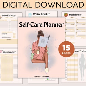 ADHD Planner for Women: Self-Care Journal, Mood & Habit Tracker (Printable PDF)