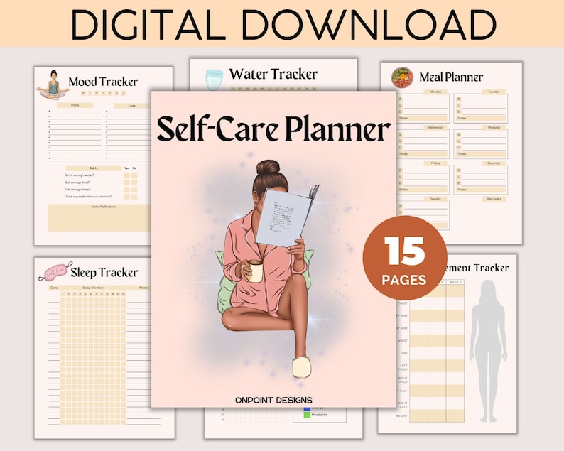 Self care Planner Printable Self Care Printables ADHD Planner Printable Self care Planner Printable Self Care Printables ADHD Planner Printable