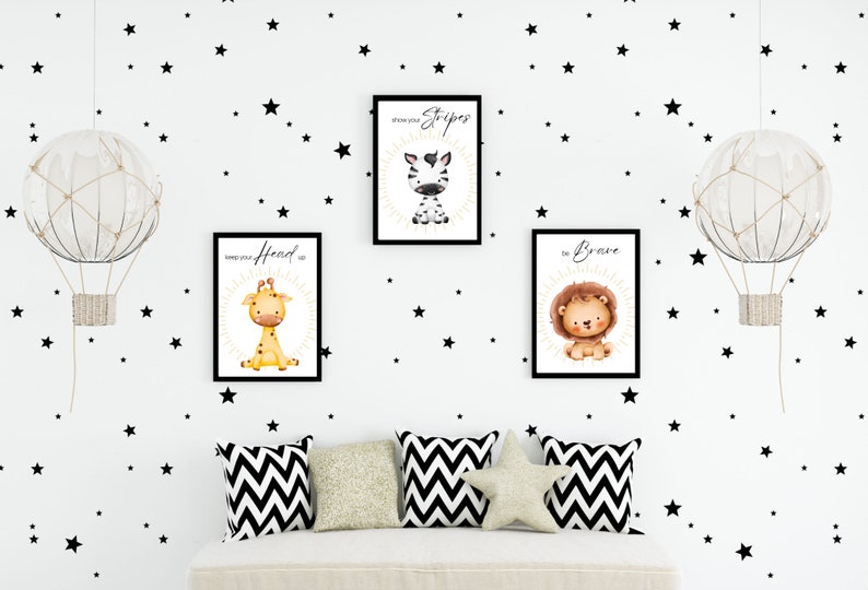 10 Baby Animals Nursery Wall Art Printables Nursery Room Wall Art Baby