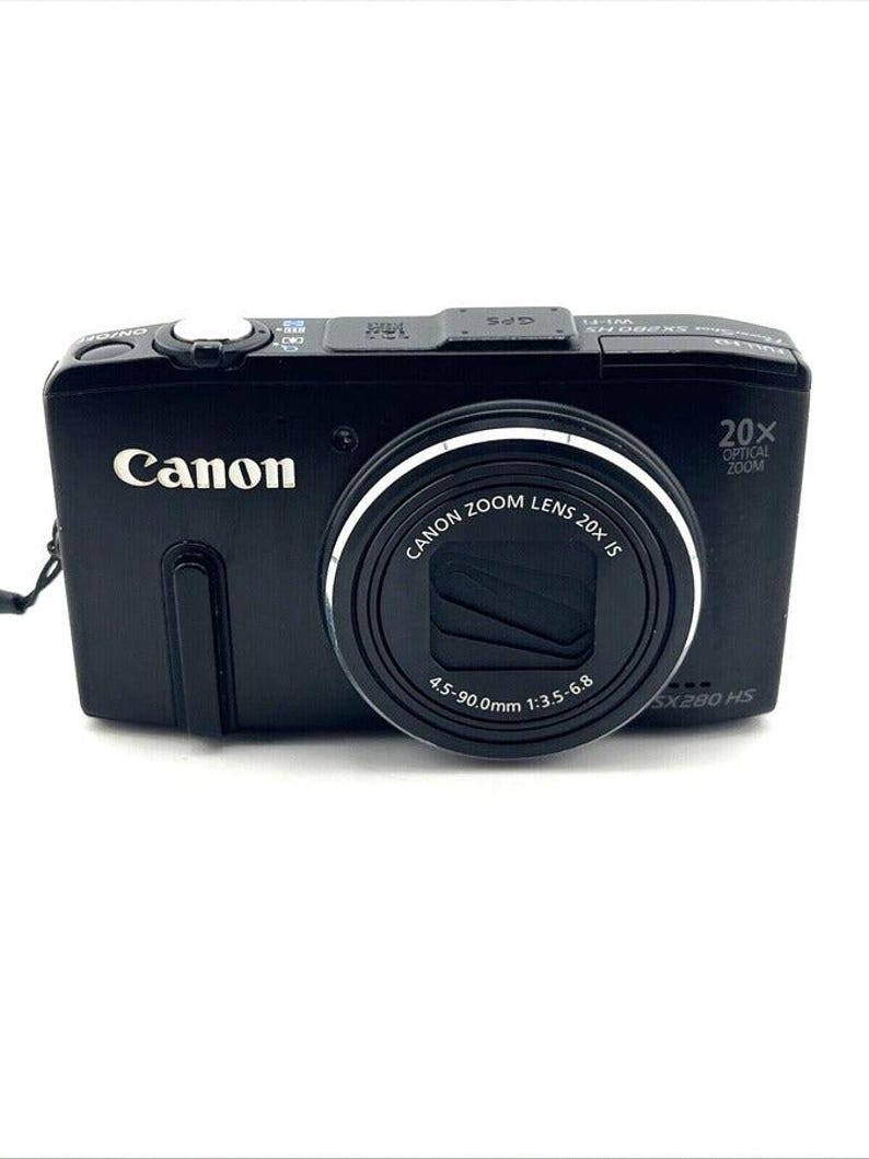 Appareil Photo Numérique Canon PowerShot SX280 HS - Zoom 20x - 12,1 MP - Wi-Fi - Occasion Fonctionnel