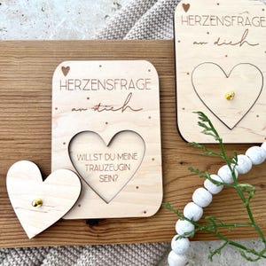 Herzensfrage Trauzeugin I Willst du meine Trauzeugin sein? I Hochzeit I Standesamt I JA-Wort I Trauzeugin