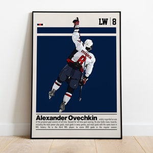 Washington Capitals: Alex Ovechkin 2021 Growth Chart - NHL Removable Wall Adhesive Wall Decal Life-Size 47W x 77H