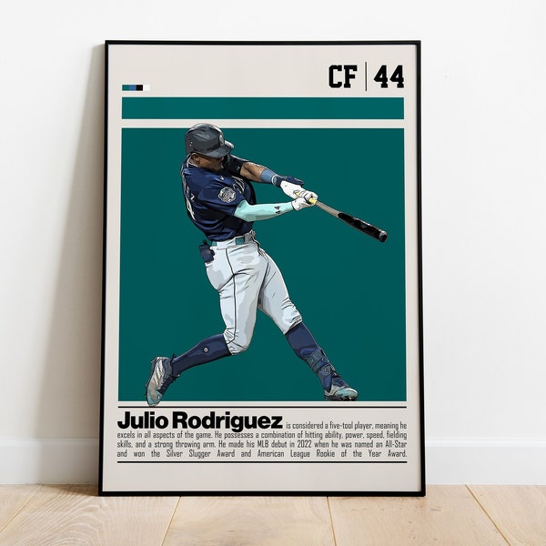 Julio Rodriguez Poster Etsy
