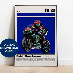 Sticker FABIO QUARTARARO V - 1 , par FHadiyan62 Sticker FABIO QUARTARARO V - 1 , par FHadiyan62
