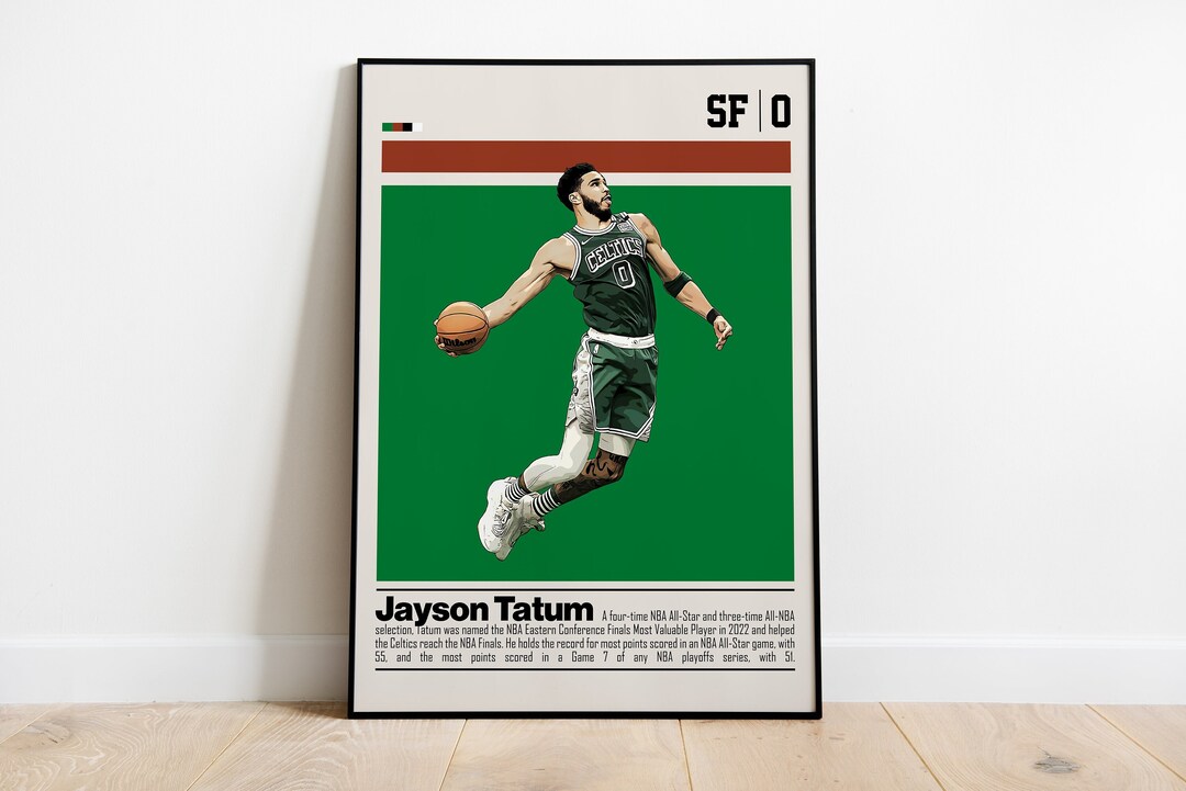 jayson tatum poster lebron