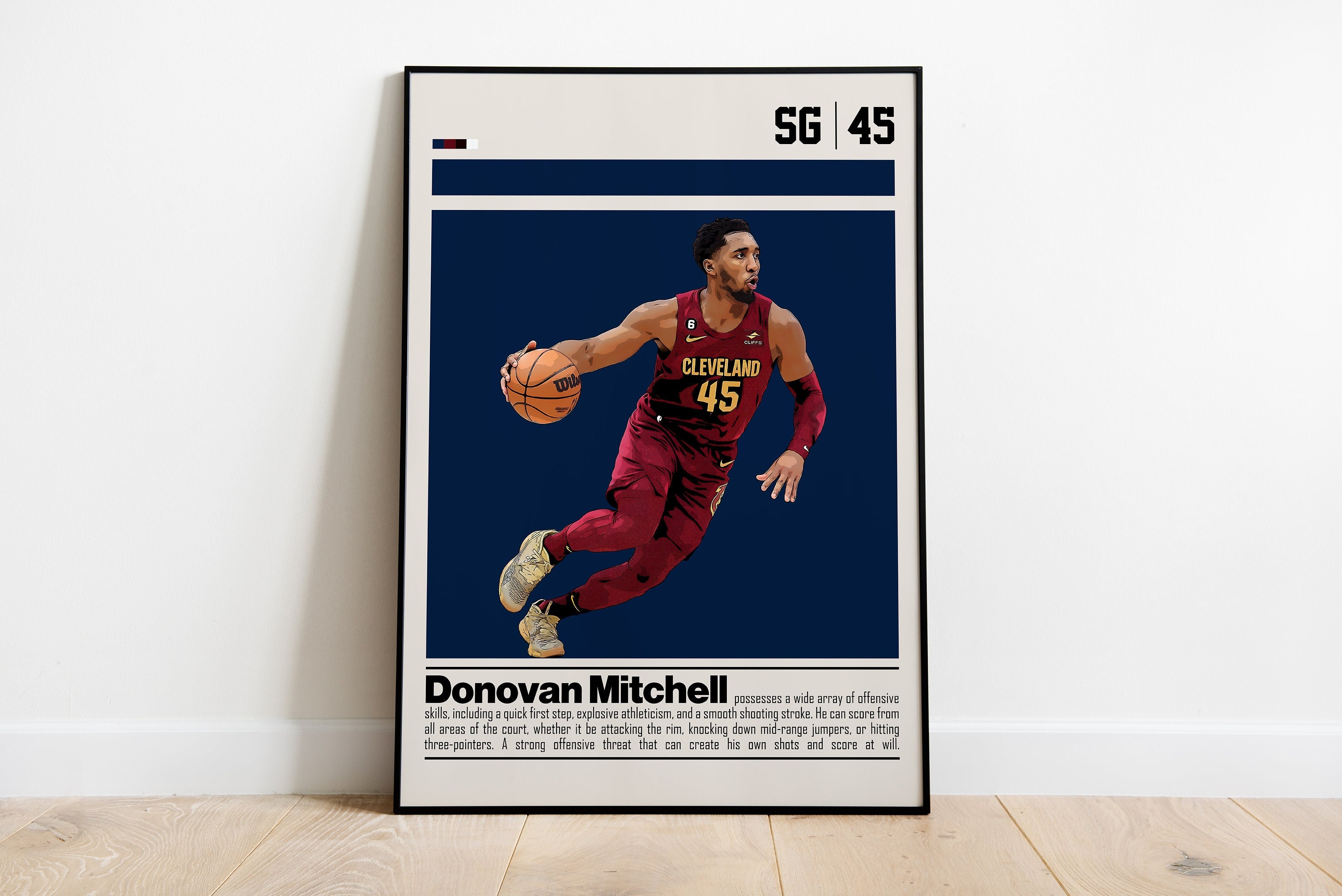 Donovan Mitchell Sticker Cavs city Edition Cleveland 