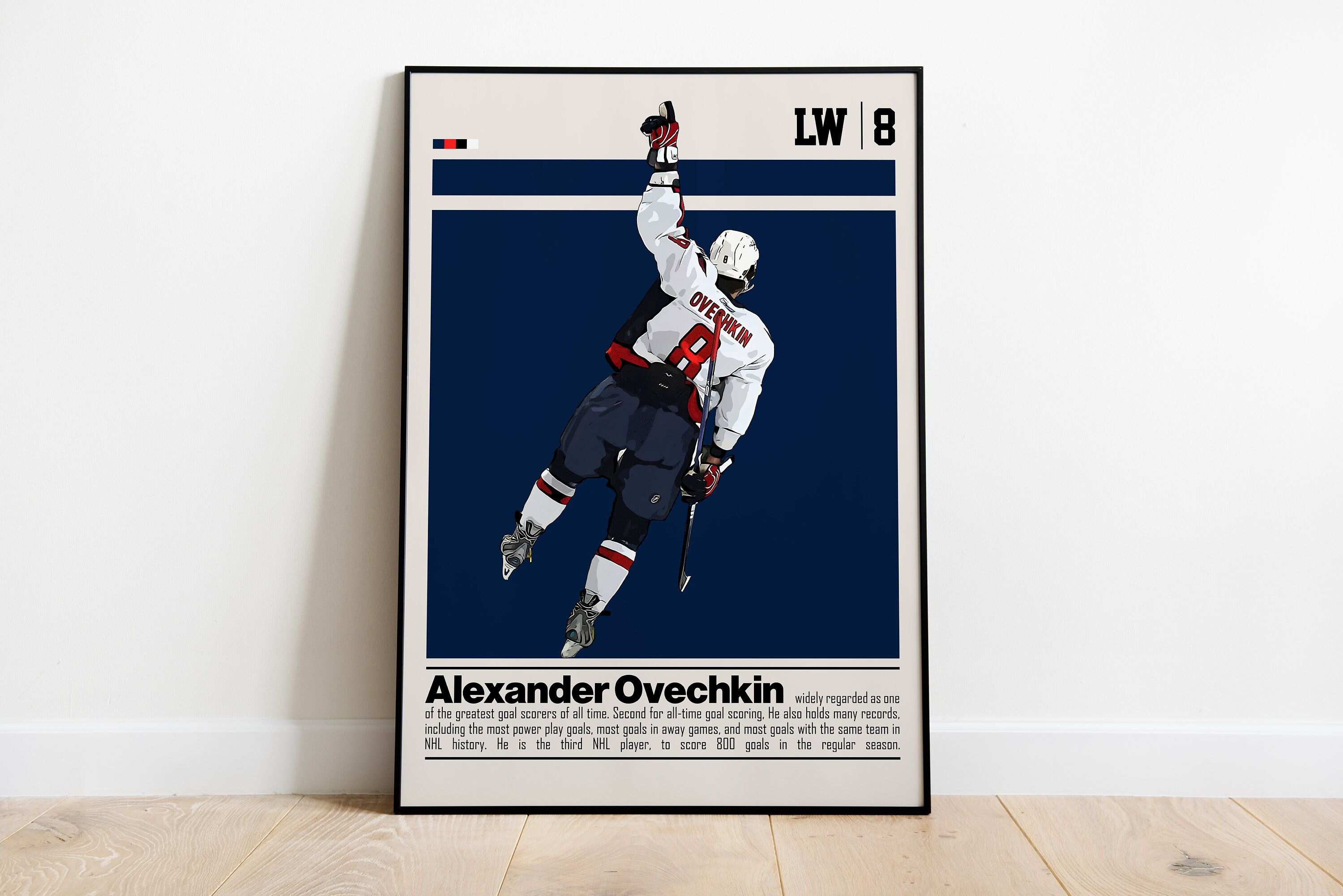 Alex Ovechkin watercolor, Washington Capital wall art, Capitals Stanle –  Capital Canvas Prints