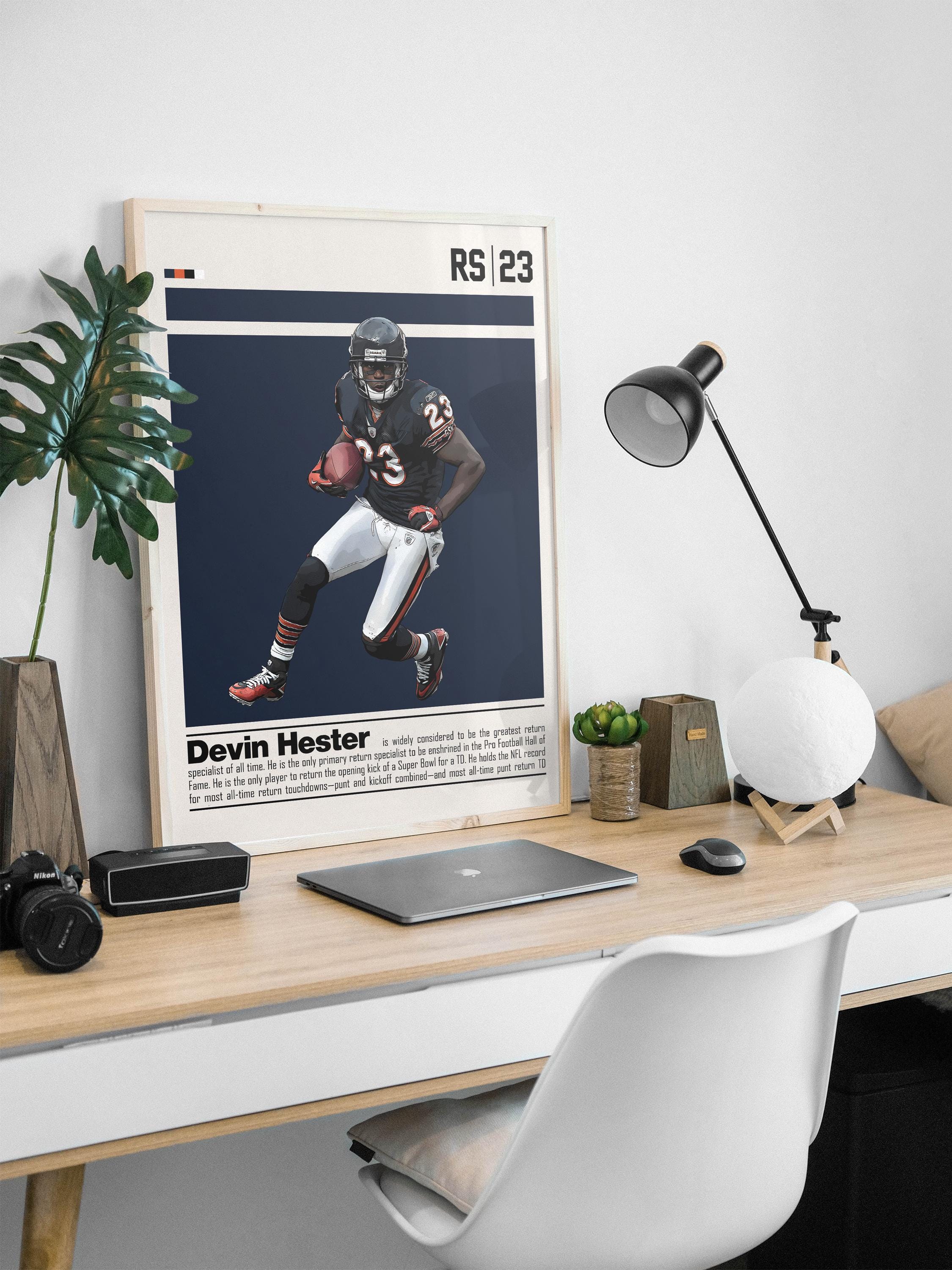 Devin Hester Digital Poster for Sports Fan Wall Art for Football Fans ...