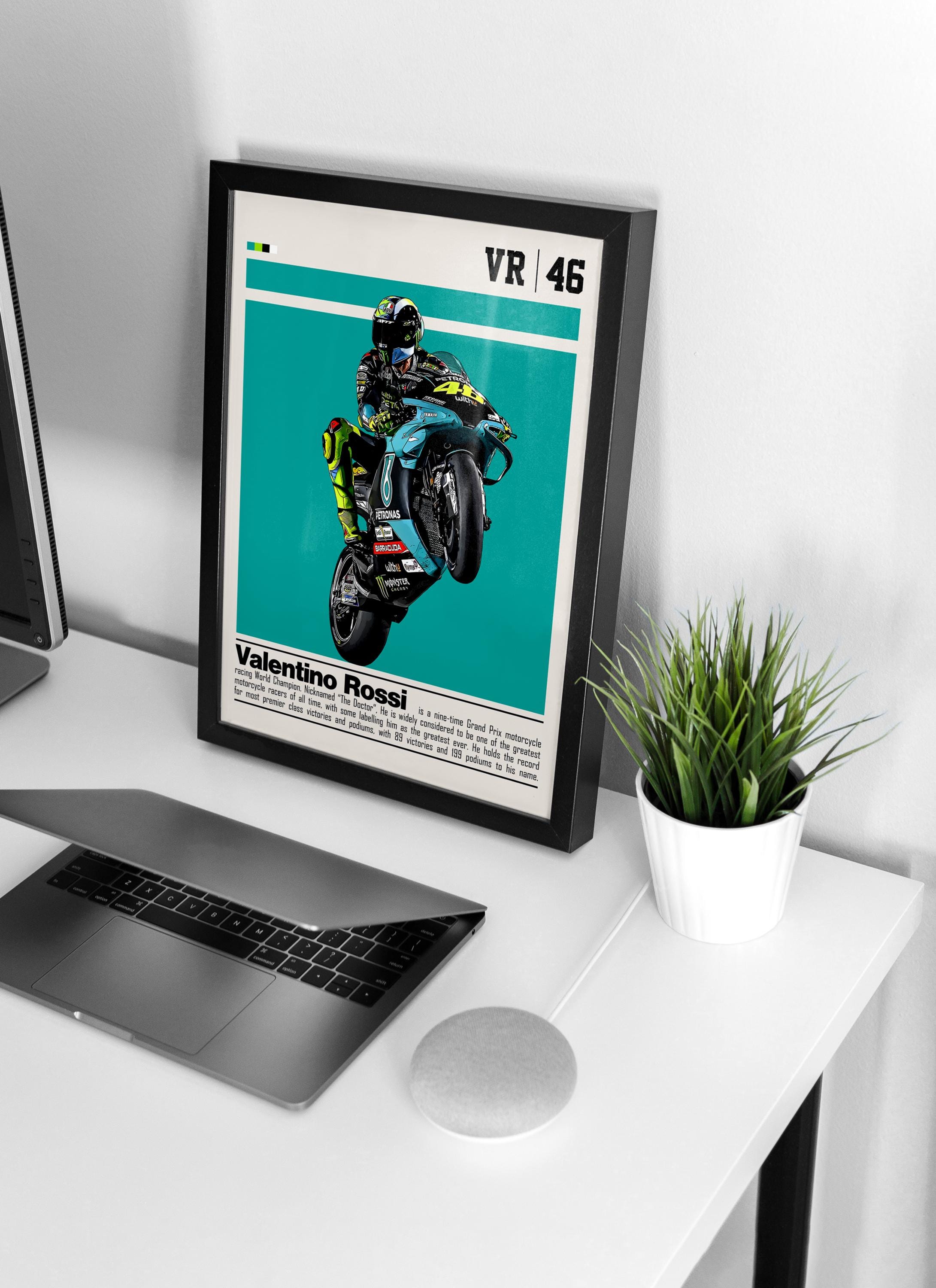 HWC Trading FR A3 Charles Leclerc Gifts Printed Signed Signature Presentation Display For F1 Formula 1 Racing Fans - A3 Framed