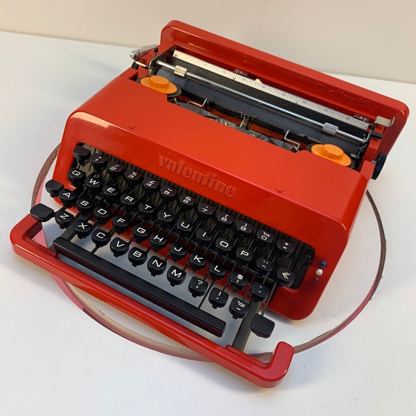 1971 Red Olivetti Valentine S: "A Pop-Art Masterpiece by Ettore Sottsass"