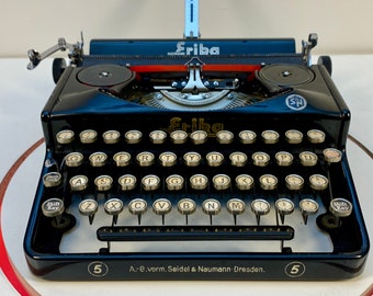 1936 Erika Model 5 S Schreibmaschine – ein deutscher Vintage-Klassiker