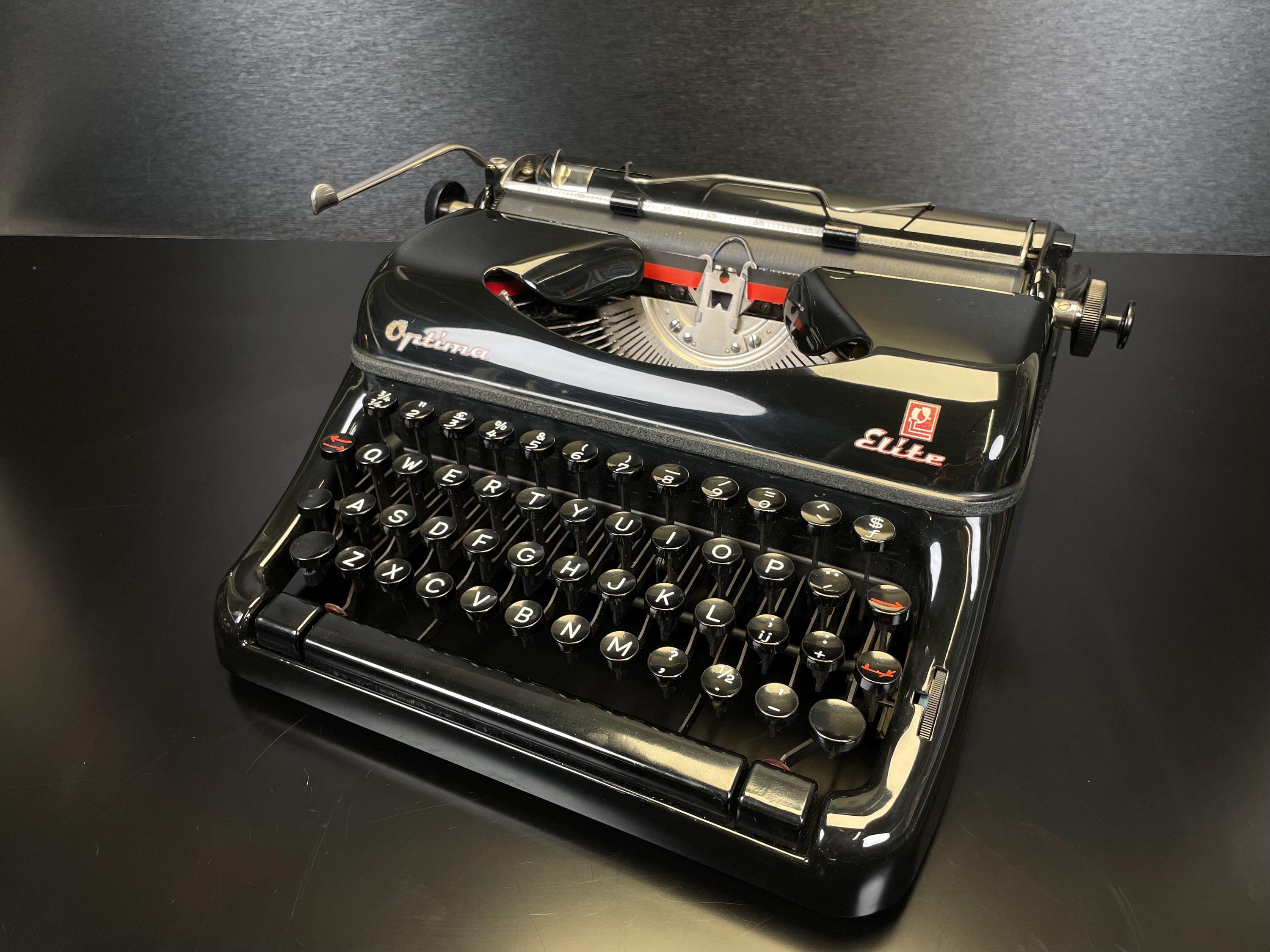 Optima Typewriter - Etsy