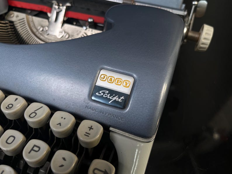 Japy Script Vintage Typewriter, QWERTY, (No.407466), Functional, Serviced and Cleaned Typing Machine, 4* -Star Condition image 10