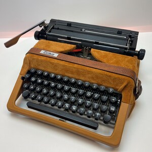 Macchina da scrivere vintage in pelle personalizzata