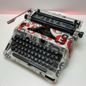 Vintage customised LG typewriter, life is good. Lucky Goldstar. Good working typewriter