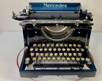 1917 Exquisite Mercedes Model 3 Typewriter - QWERTZ Matrix - Serial No. 42267