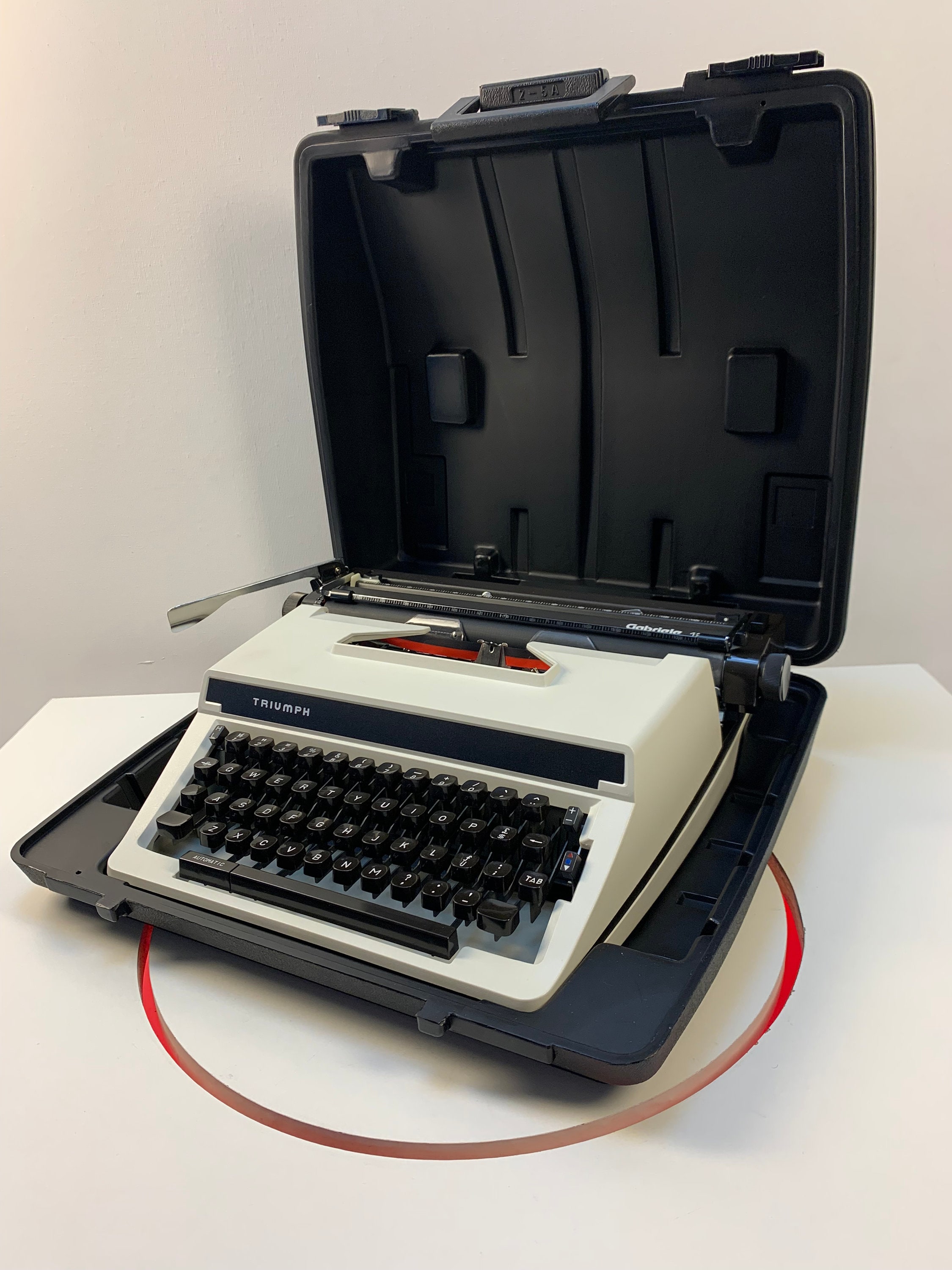 Vintage Retro Triumph Gabriele 12 Portable Typewriter