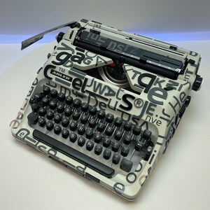 Vintage Triumph Adler customised typewriter