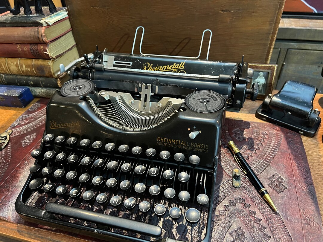 Rheinmetall Portable Typewriter Etsy